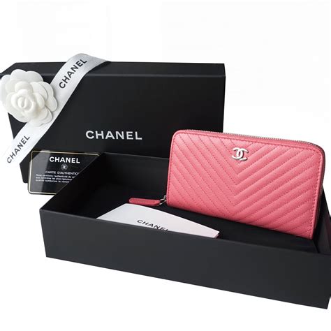 chanel wallets women's|chanel wallet black and pink.